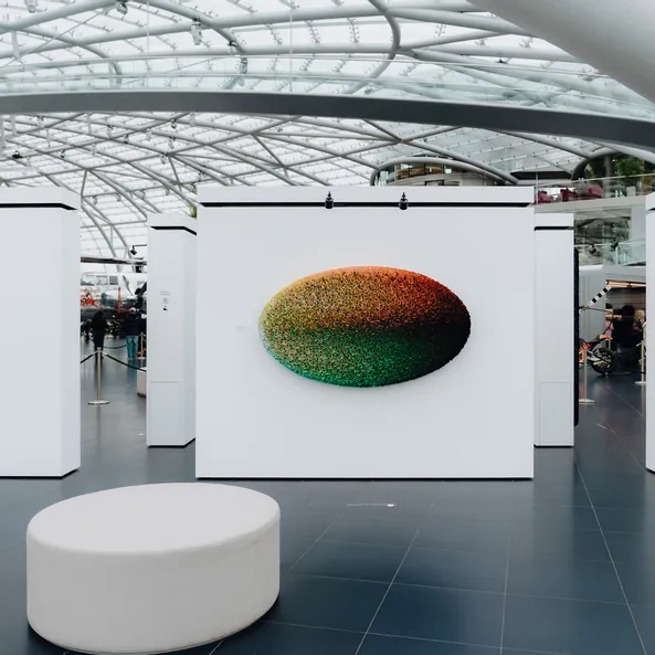 Kunstausstellung im Red Bull Hangar-7, Architektur, Bilder
