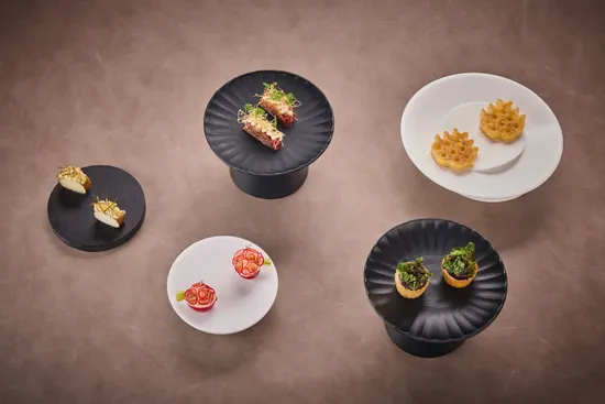 Teller mit Gerichten, Amuse Bouche