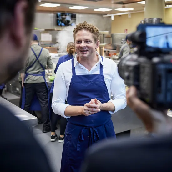 Martin Klein mit Filmteam