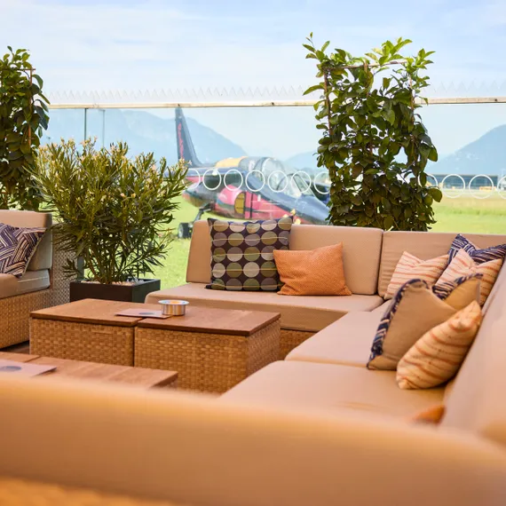Lounge area