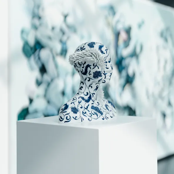 Kunstwerk der Wild @ Heart Ausstellung im Red Bull Hangar-7