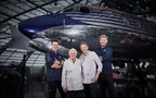 Ikarus Team: von links nach rechts - Martin Ebert, Eckart Witzigmann, Martin Klein, Stefan Howells
