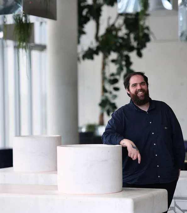 Portrait of George Papazacharias, guest chef in July 2026