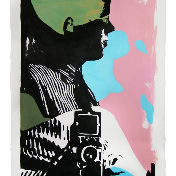 Artwork by Sacha Floch Poliakoff, Alexis with Green Hair-2026