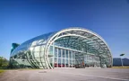 Außenansicht des Hangar-7 