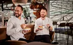 Bar food dishes 