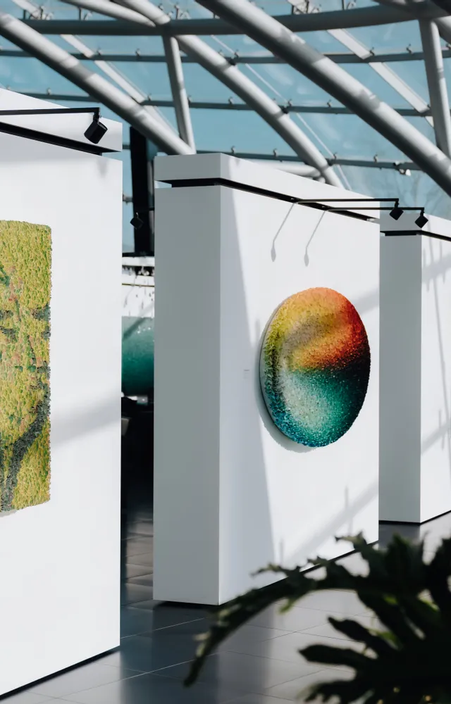 Kunstausstellung im Red Bull Hangar-7, Architektur, Bilder